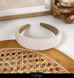 Striped Velour Padded Headbands - AU