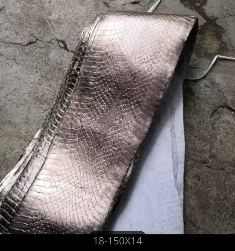 Natural Snake Skin Leather - AU
