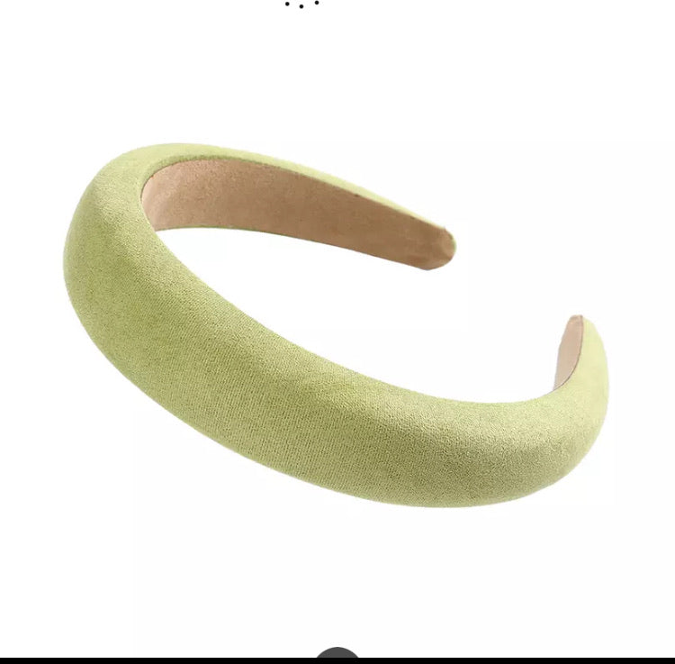 Faux Suede Padded Headbands - AU