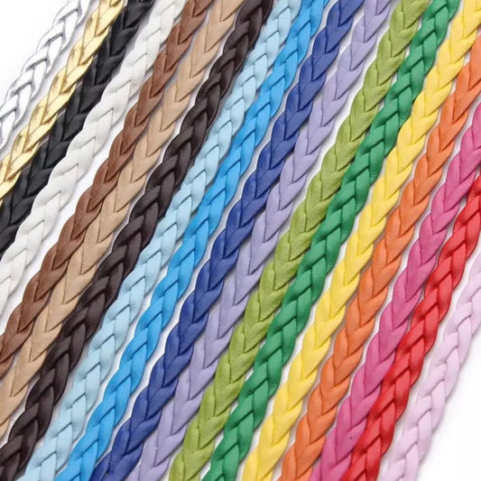 Plaited Leather Cord - AU
