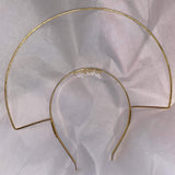 Metal Halo Headbands square rose gold