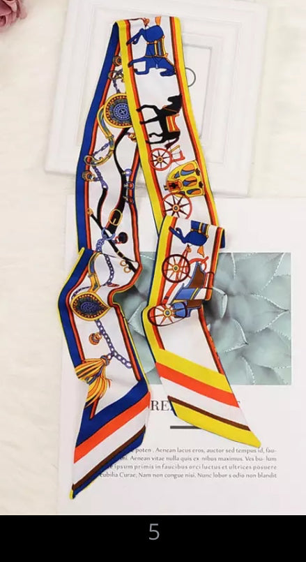 Hat Band Ribbon - Silk Horse Design - AU