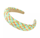 Paper Straw Padded Headbands Patterned - CA