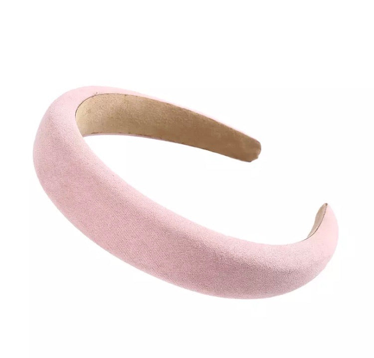 Faux Suede Padded Headbands - AU