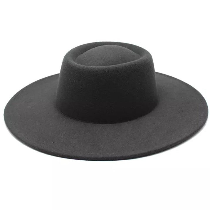navy Blocked Hat Base: Spanish Pork Pie