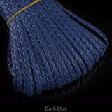 dark blue Braided/Plaited Leather Cord