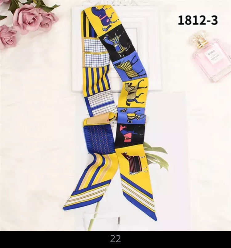 Hat Band Ribbon - Silk Horse Design - AU