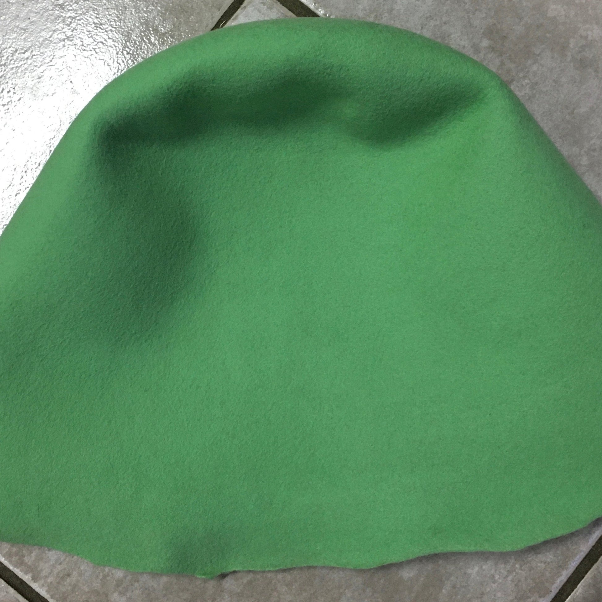 olive green wool felt hoods