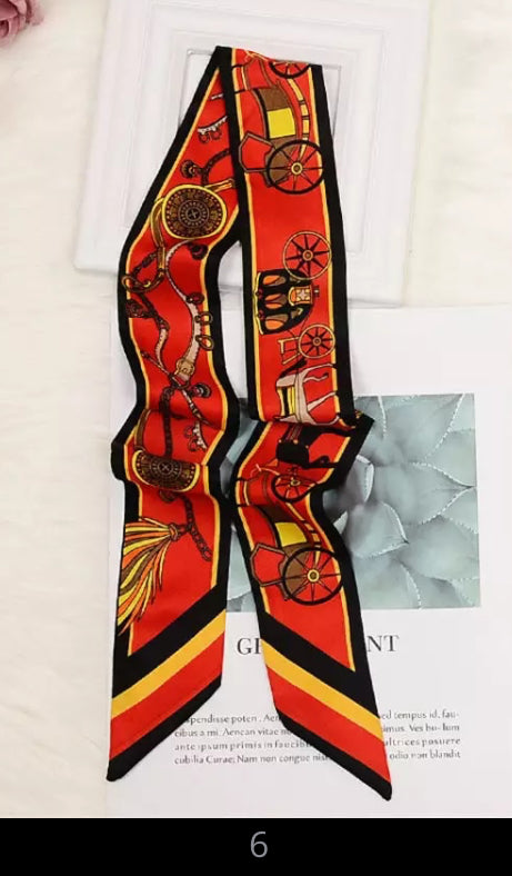 Hat Band Ribbon - Silk Horse Design - AU