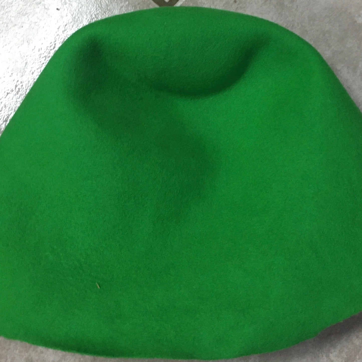kelly green wool felt hoods