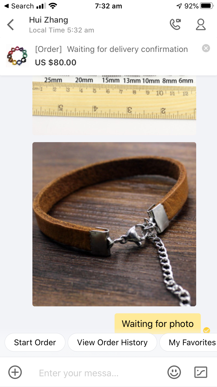 Plaited Leather Cord - AU