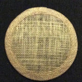 Sinamay Round [10cm] Bases - AU - B Unique Millinery
