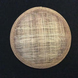 Sinamay Round [14cm] Base - US - B Unique Millinery