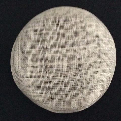 Sinamay Button [14cm] Base - AU - B Unique Millinery