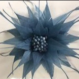 Spikey Feather Flower Minature (EF1099) light navy