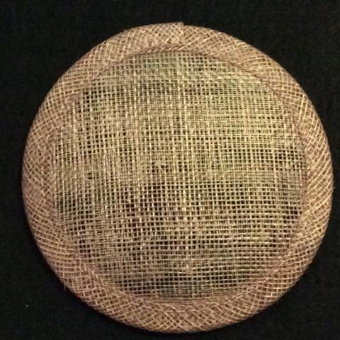 Sinamay Round [10cm] Bases - AU - B Unique Millinery
