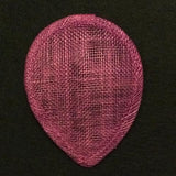 Sinamay Teardrop [9cmx11.5cm] Bases - US - B Unique Millinery