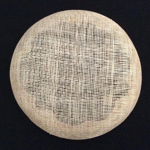 Sinamay Button [14cm] Base - AU - B Unique Millinery