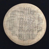 Sinamay Button [14cm] Base - AU - B Unique Millinery