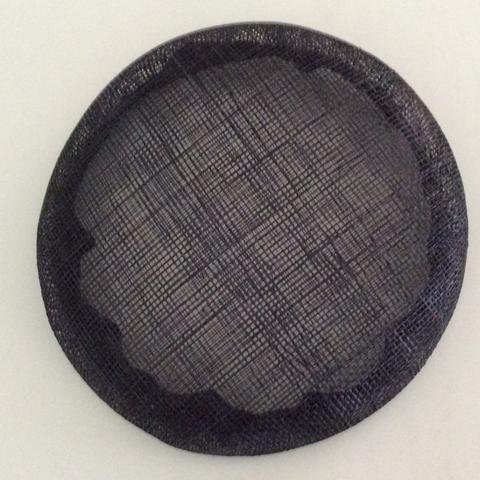 Sinamay Button [14cm] Base - AU - B Unique Millinery