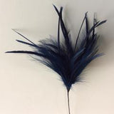 Dyed Feather Flower (F0024) - AU - B Unique Millinery