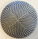 Round Multi-Colour Checked Buntal [16cm] Bases - AU - B Unique Millinery