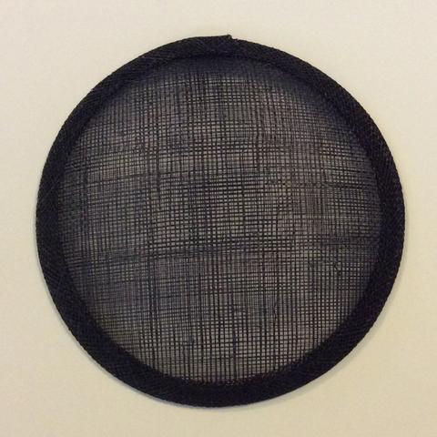 Sinamay Round [14cm] Base - AU - B Unique Millinery