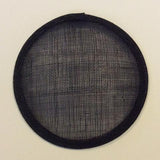 Sinamay Round [14cm] Base - US - B Unique Millinery