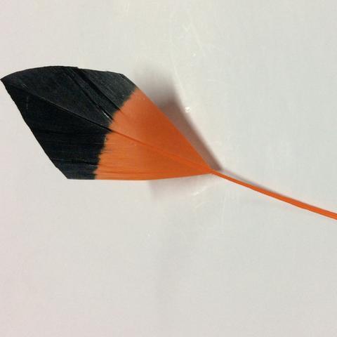 Two Tone Stiff Goose Feathers  - AU - B Unique Millinery