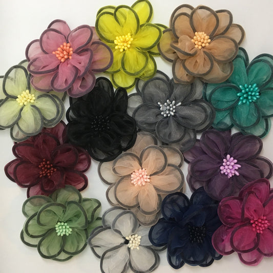 Organza Flowers - AU - B Unique Millinery