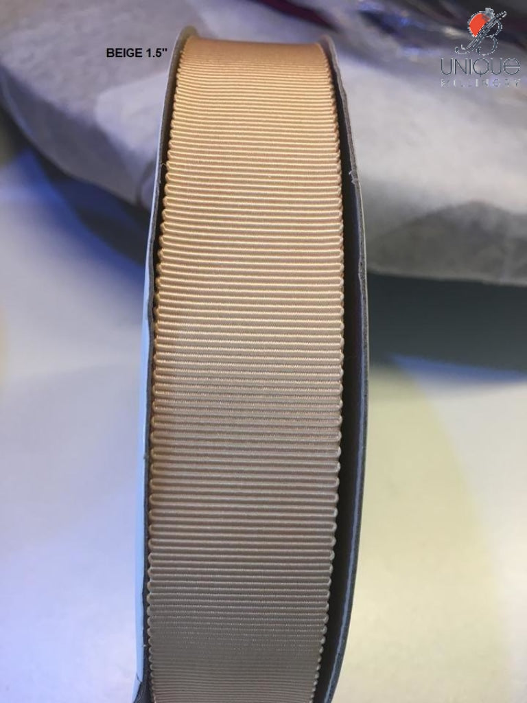 Petersham Ribbon [1 1/2 / 38Mm] - Au Beige (Code#200) [/m] Poly