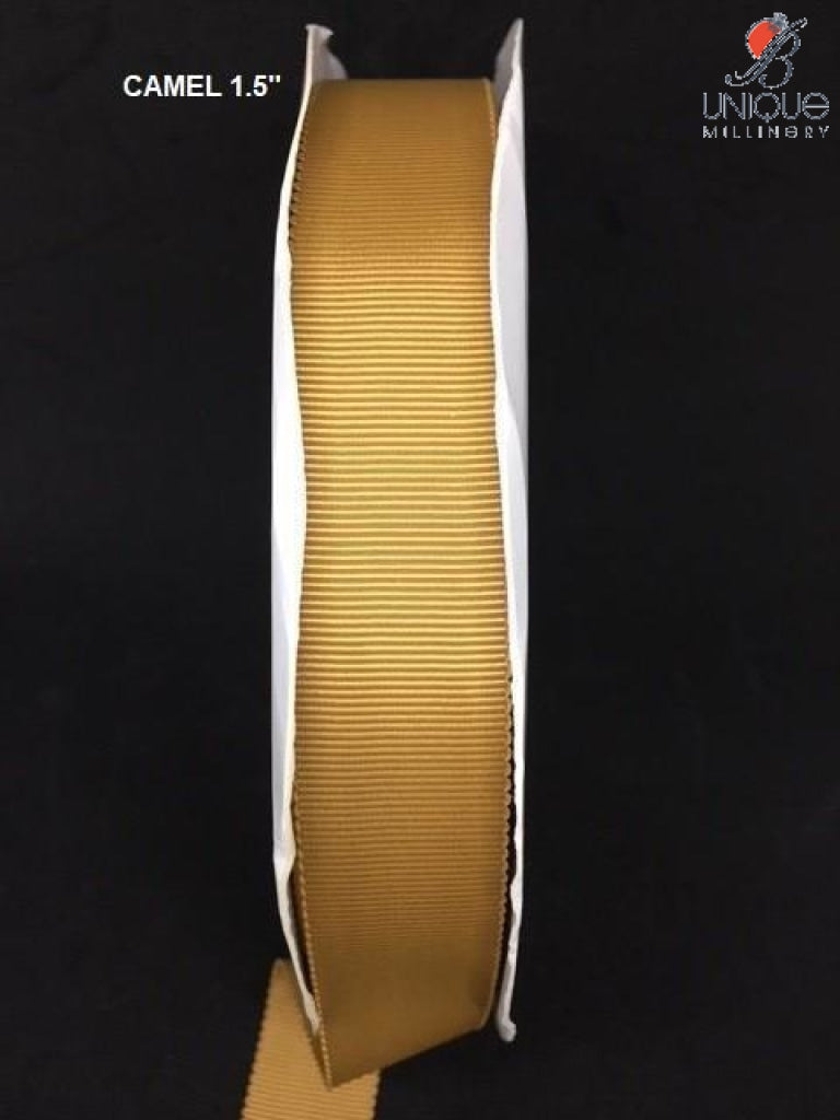 Petersham Ribbon [1 1/2 / 38Mm] - Au Camel (Code#155) [/m] Poly