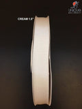 Petersham Ribbon [1 1/2 / 38Mm] - Au Cream 1/2/38Mm] (Code #128) [/m] Poly