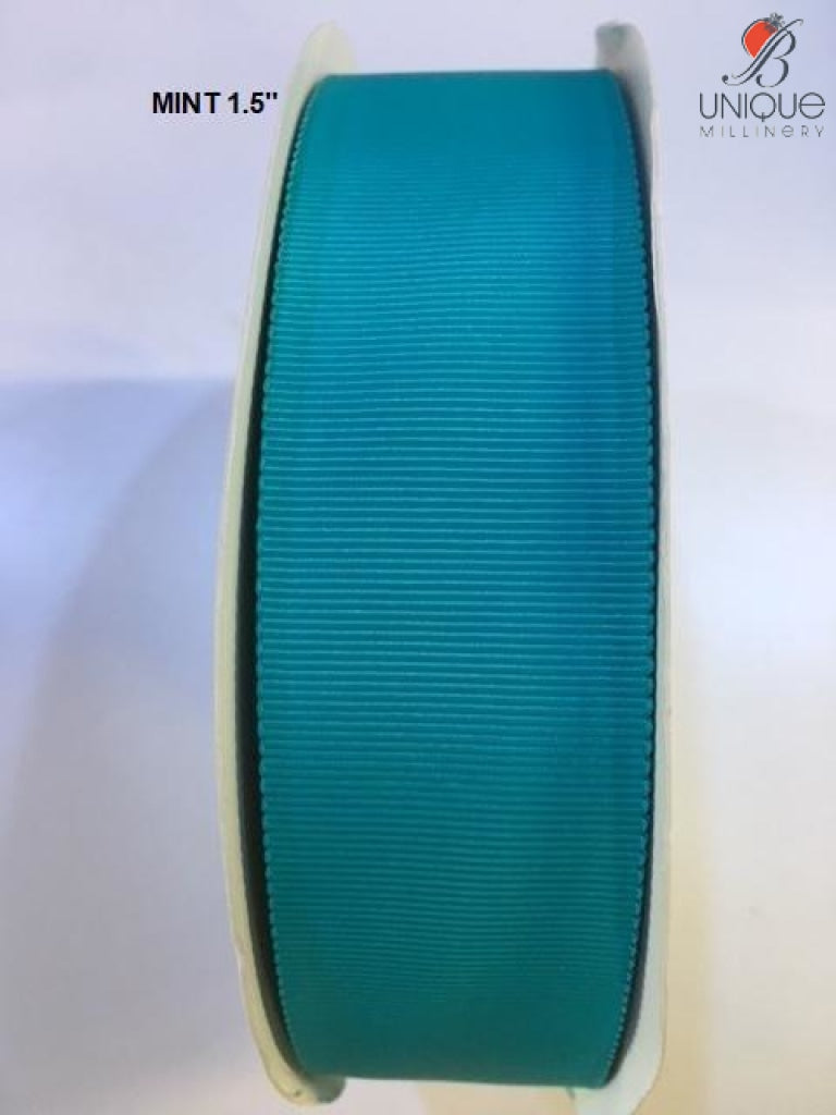 Petersham Ribbon [1 1/2 / 38Mm] - Au Mint 1/2/38Mm] (Code #69) [/m] Poly