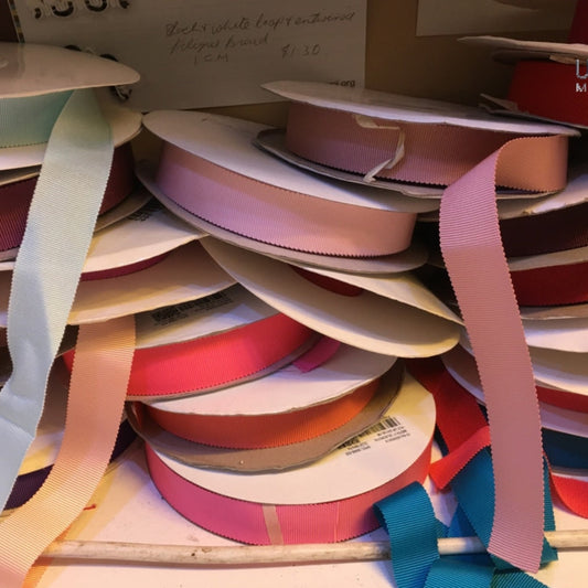 Petersham Ribbon [1/25Mm & 5/8/15Mm] - Au