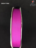 Petersham Ribbon [1/25Mm & 5/8/15Mm] - Au Bright Pink [1] (Code #32) [/m] Poly
