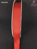Petersham Ribbon [1/25Mm & 5/8/15Mm] - Au Dark Red [1] (Code #260) [/m] Poly