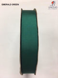 Petersham Ribbon [1/25Mm & 5/8/15Mm] - Au Emerald Green [1] (Code #589) [/m] Poly
