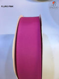 Petersham Ribbon [1/25Mm & 5/8/15Mm] - Au Fluro Pink [1] (Code #159) [/m] Poly