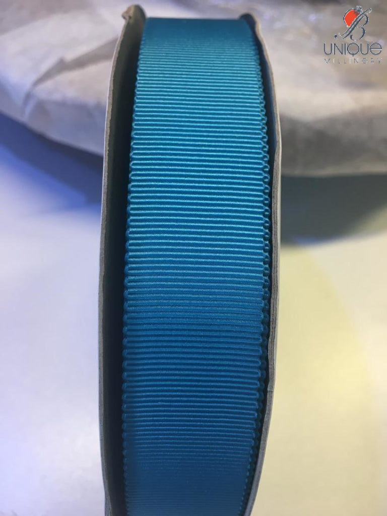Petersham Ribbon [1/25Mm & 5/8/15Mm] - Au Island Blue [1] (Code #326) [/m] Poly