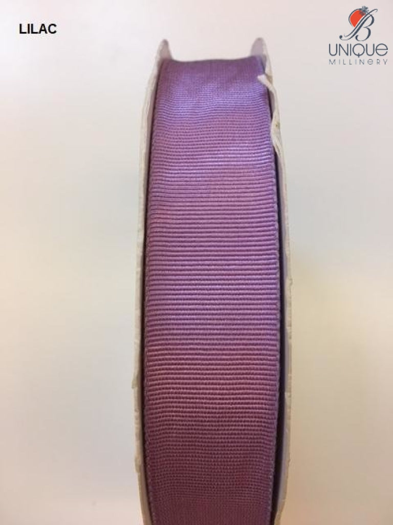 Petersham Ribbon [1/25Mm & 5/8/15Mm] - Au Lilac [1] (Code #81) [/m] Poly