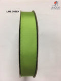 Petersham Ribbon [1/25Mm & 5/8/15Mm] - Au Lime Green [1] (Code #550) [/m] Poly