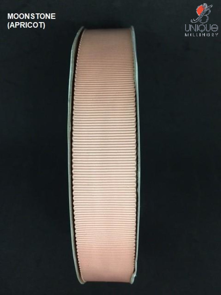 Petersham Ribbon [1/25Mm & 5/8/15Mm] - Au Moonstone (Apricot) [1] (Code #203) [/m] Poly