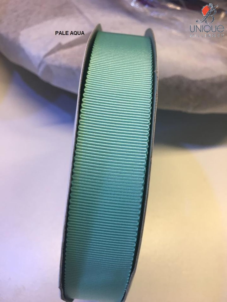 Petersham Ribbon [1/25Mm & 5/8/15Mm] - Au Pale Aqua [1] (Code #314) [/m] Poly