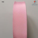 Petersham Ribbon [1/25Mm & 5/8/15Mm] - Au Pink [1] (Code #123) [/m] Poly