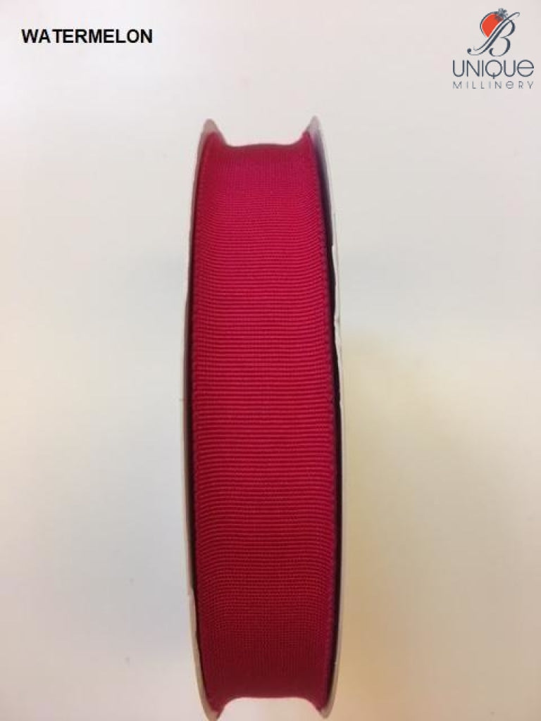 Petersham Ribbon [1/25Mm & 5/8/15Mm] - Au Watermelon [1] (Code #35) [/m] Viscose