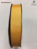 Petersham Ribbon [1/25Mm & 5/8/15Mm] - Au Yellow Gold [1] (Code #660) [/m] Poly