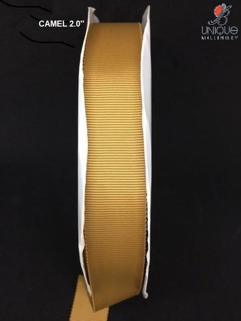 Petersham Ribbon [2/50Mm] - Au Camel [2] (Code#155) [/m] Poly