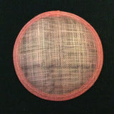 Sinamay Round [14cm] Base - US - B Unique Millinery