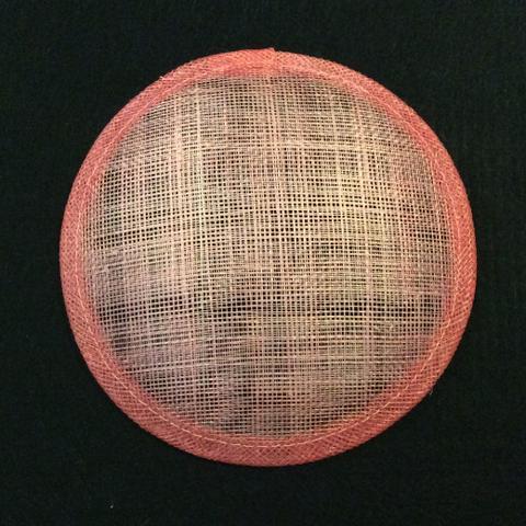 Sinamay Round [14cm] Base - AU - B Unique Millinery